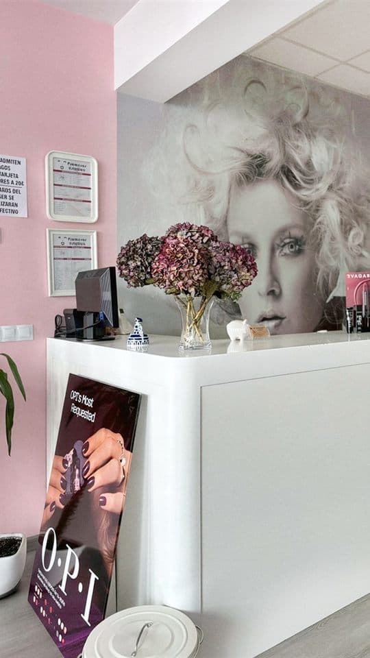 Recepción del centro de estética Promesas Estética en Verín